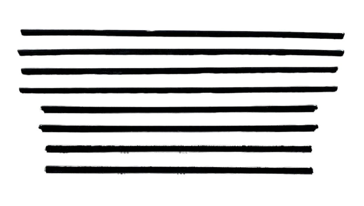Door Window Felt Rubber Beltline Kit Replacement for 1963-1965 Ford Falcon