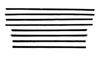 Door Window Felt Rubber Beltline Kit Replacement for 1963-1965 Ford Falcon