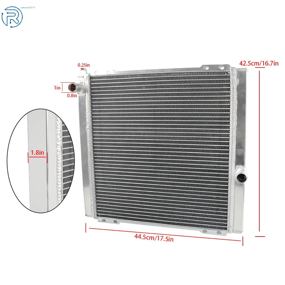2-Row Aluminium Radiator for Can-Am Maverick X3 Max 800 1000 (2017–2020)