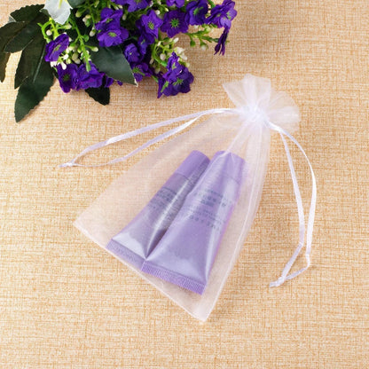 100 Premium Sheer Organza Bags for Wedding (Pack of 1)