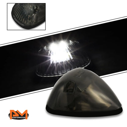 5Pcs Cab Roof Running Light Smoked Housing White LED for Dodge Ram (1994–1998)