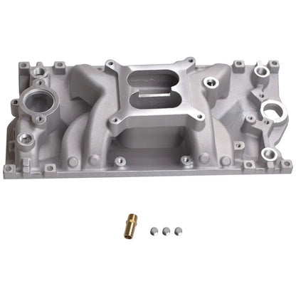 Dual Plane Vortec Intake Manifold for Chevy Small Block 5.0L/305 5.7L/350 (2028, 22028, 52028, PC22028)