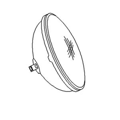 12V Sealed Flood Beam Headlight for Massey Ferguson Tractors