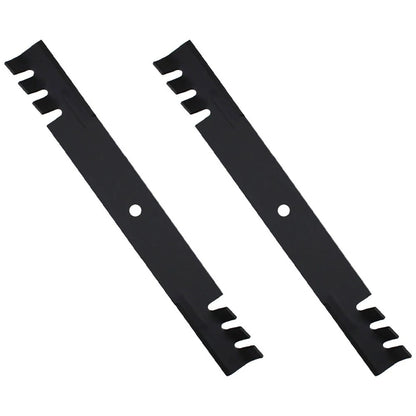 2X Toothed Mower Blades for AYP (Replaces 531307235)