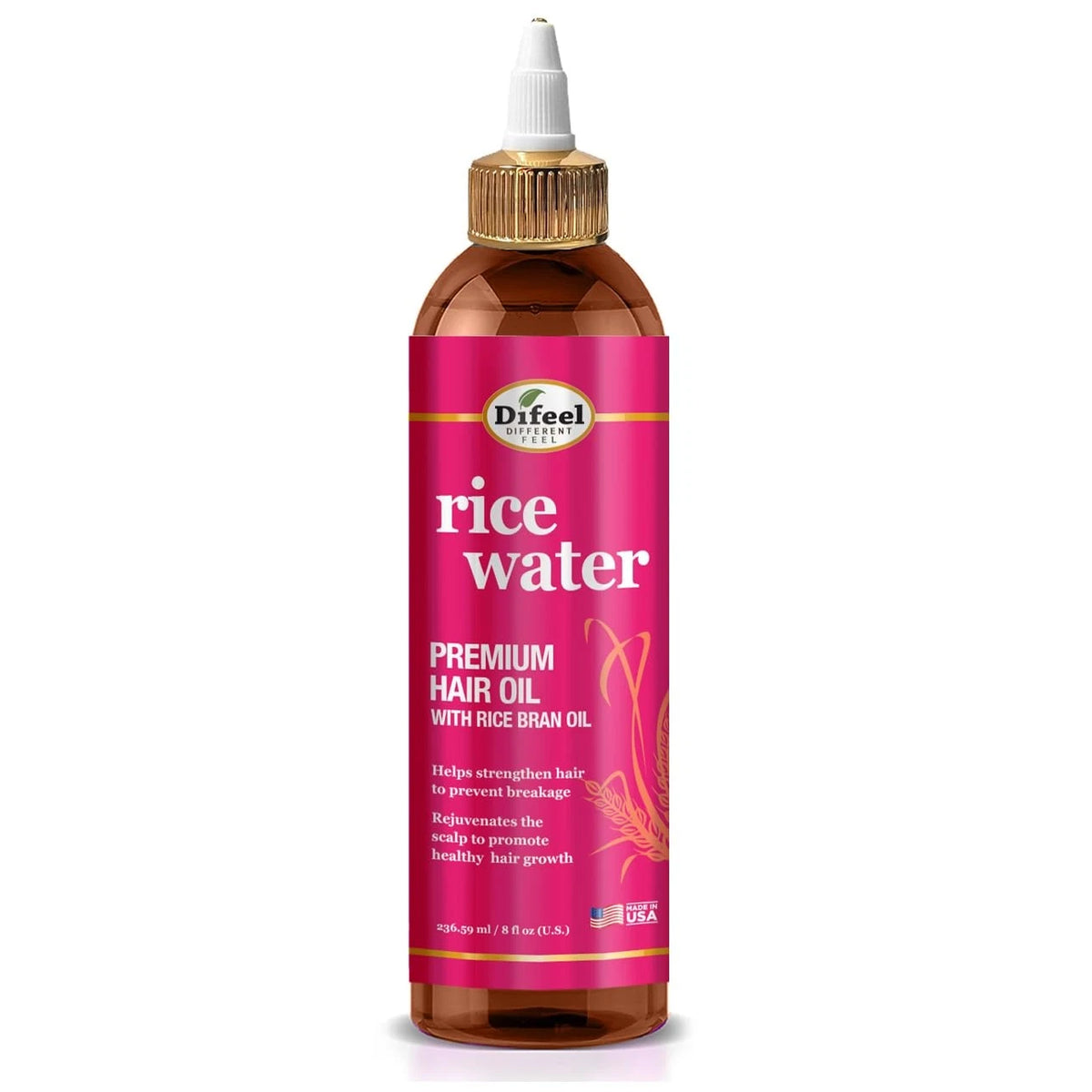 Rice Water Premium Hair Oil for Hair Care (8 oz)