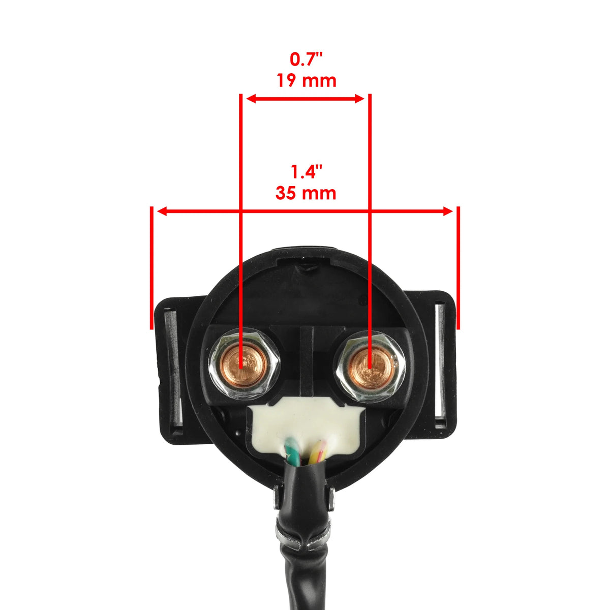 Starter with Relay Solenoid for Hyosung GV125 GV250 (2000–2001) 19627AA2002, 31100HG5100, 31800HG5100