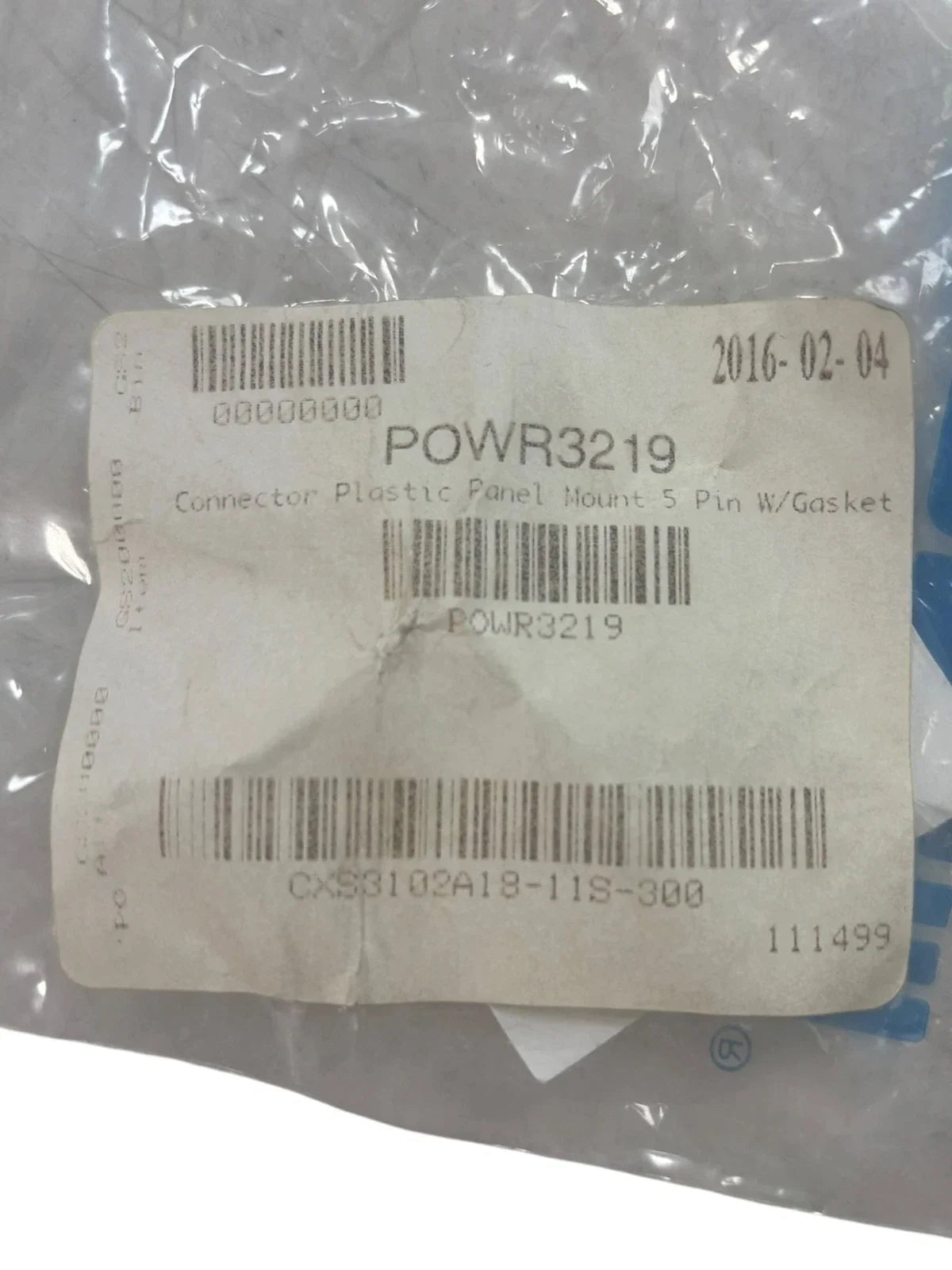5 Pin Connector with Gasket for Conxall CXS3102A18-11S-300