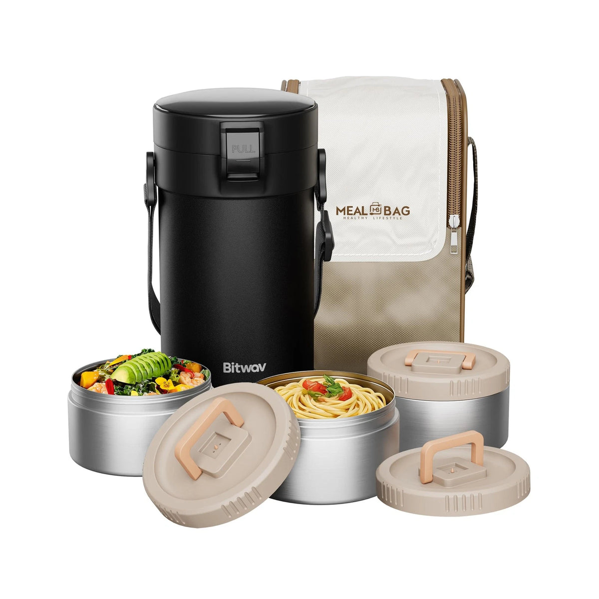 77oz Stainless Steel Insulated Food Jar for Bento Lunch Box