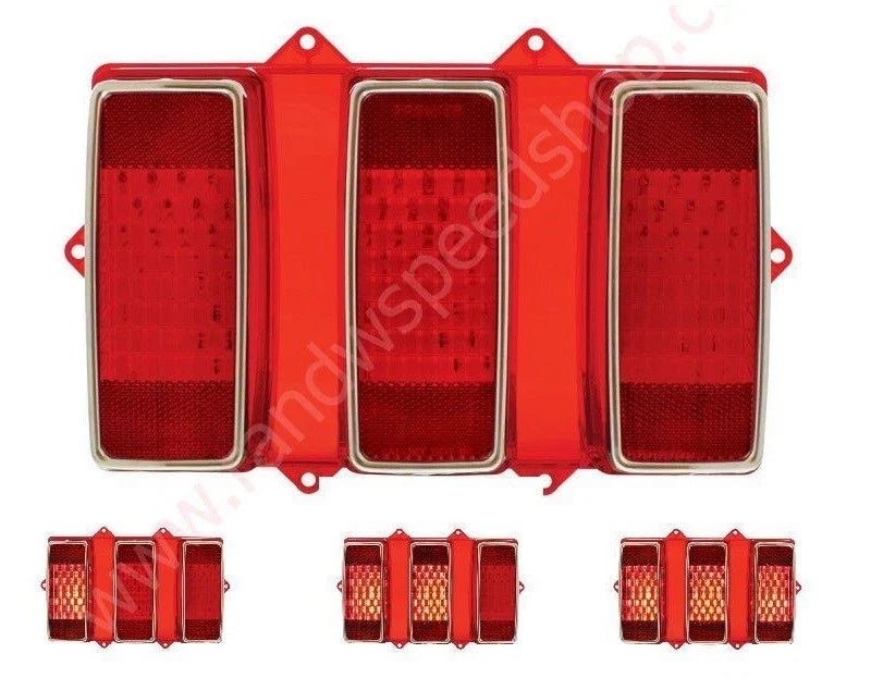 Sequential LED Tail Light Assembly Left for 1969 Ford Mustang (1969–1969)