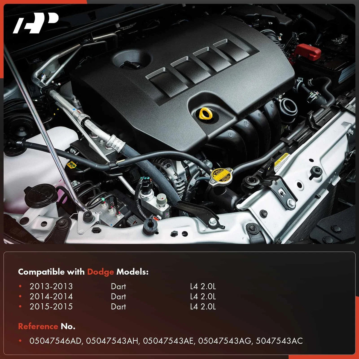 Engine Valve Cover with Hardware for Dodge Dart (2013–2015)