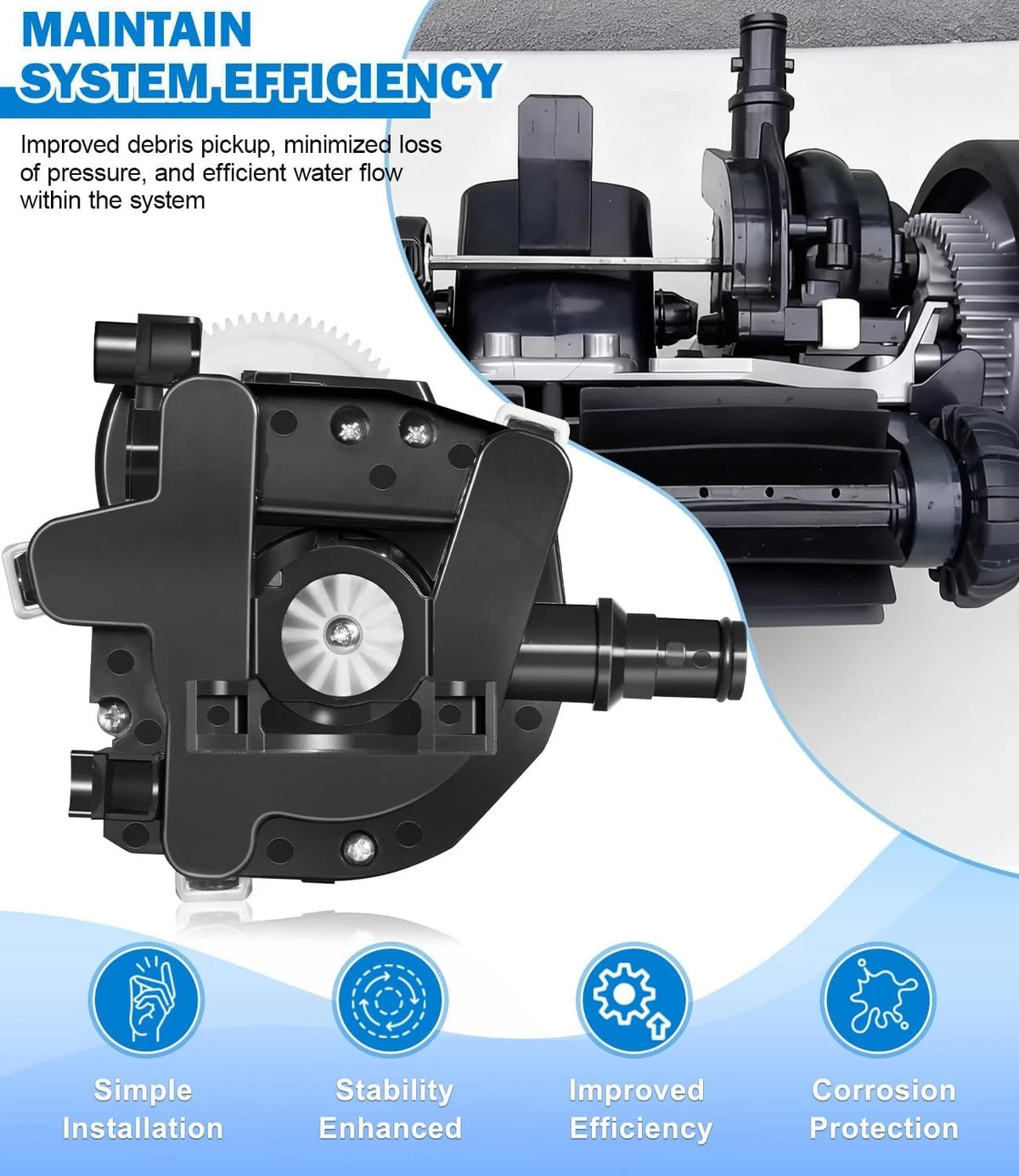 Engine Assembly for Polaris Quattro Sport P40 (Pressure-side)