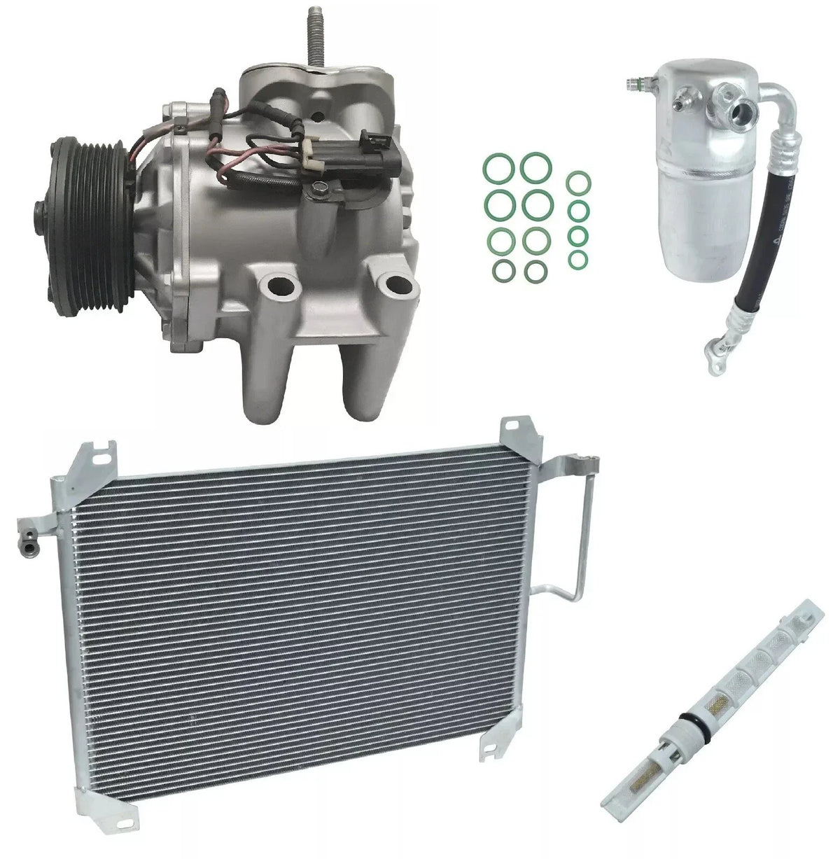 A/C Compressor Kit with Condenser for GMC Envoy 4.2L (2008–2008)