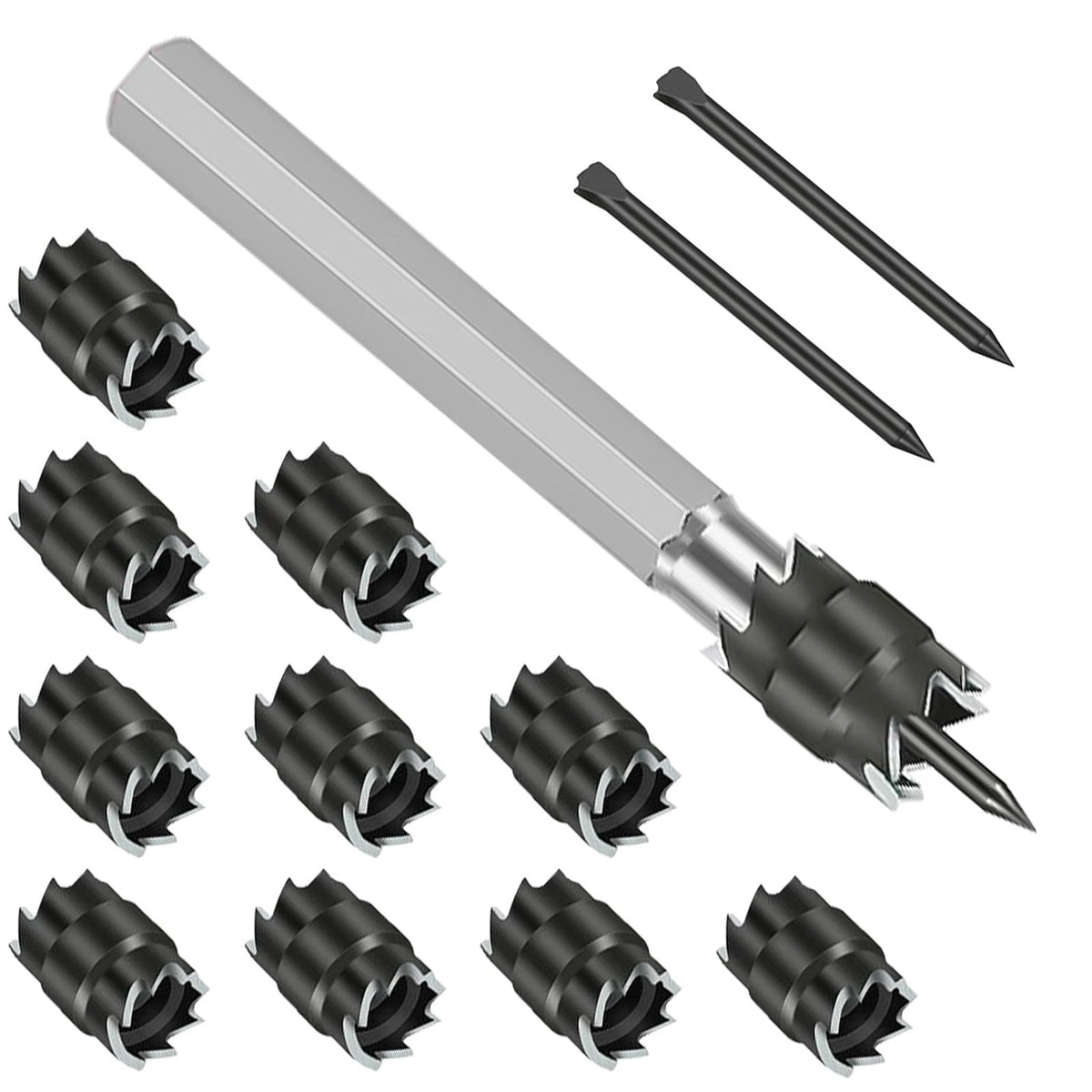 13PCS Rotary Spot Weld Cutter for Automotive Applications