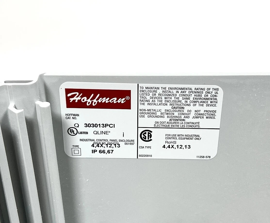 Terminal Box Enclosure for Hoffman Q303013PCI (300x300x130)