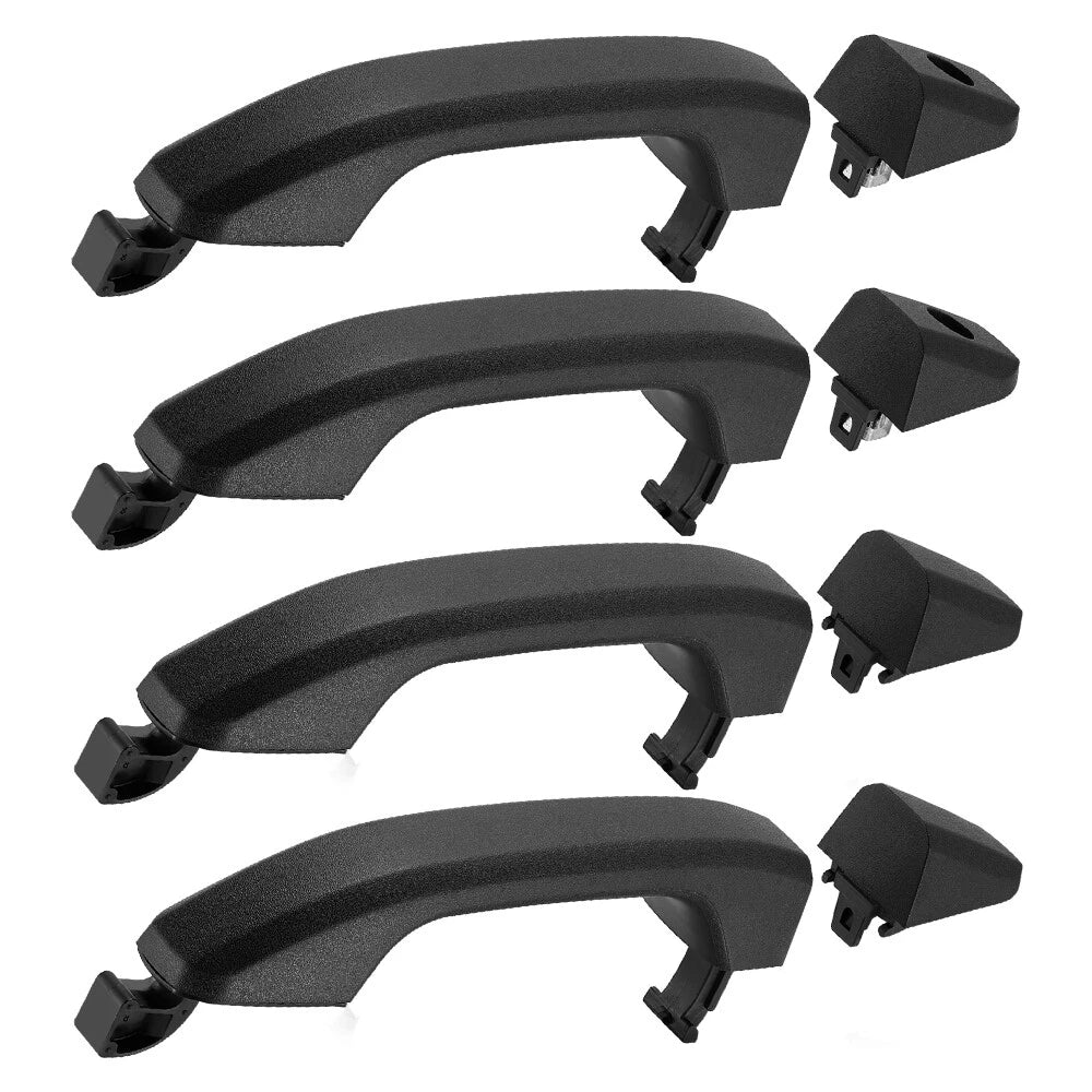 Set of 4 Exterior Door Handles for Chevy Silverado GMC Sierra (2014–2019)