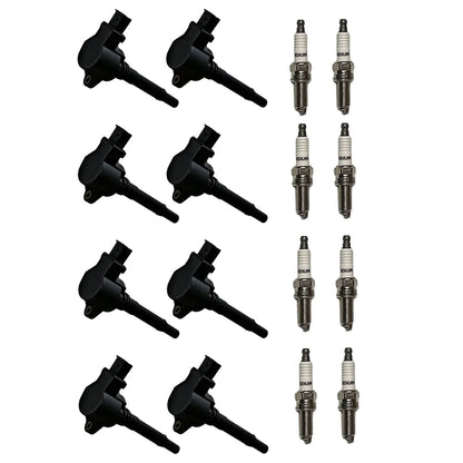 Set of 8 Ignition Coils & Iridium Spark Plugs for Mercedes-Benz E63 AMG (2010–2016)