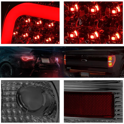 3D LED C-Bar Tail Light Brake/Reverse Lamp for Ford Super Duty (1997–2007)