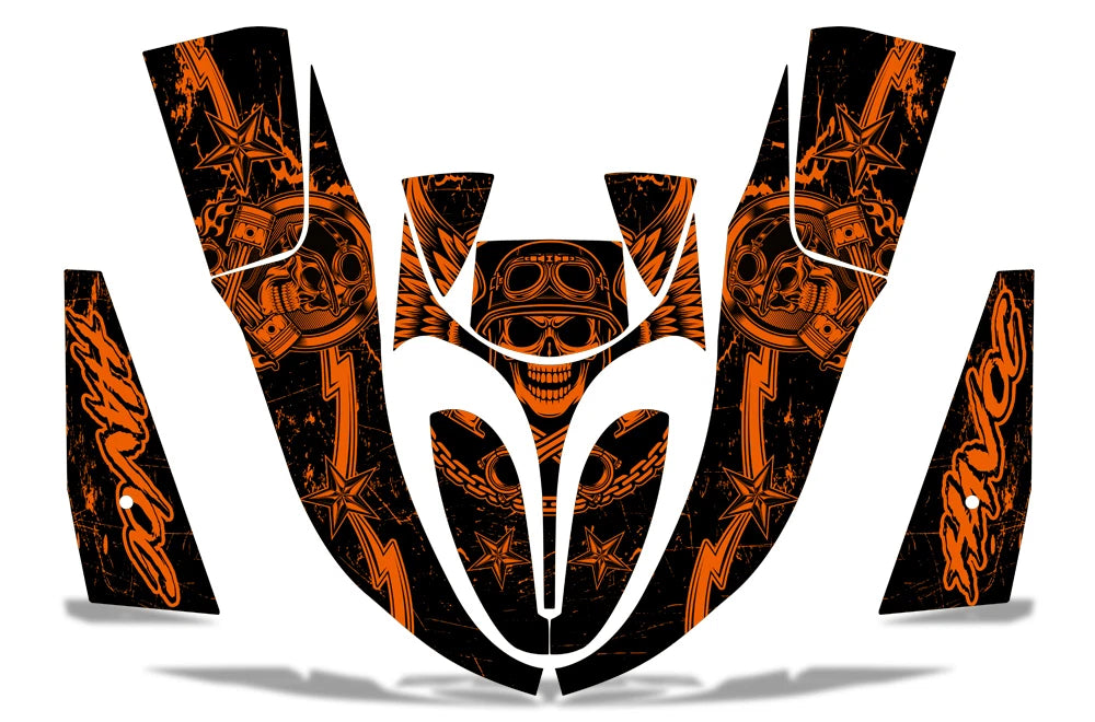 Sled Graphic Decals Stickers for Arctic Cat Sno Pro 120 (All Years)