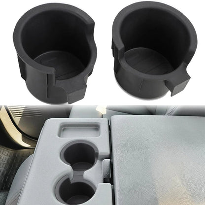 2X Front Console Cup Holder Inserts for Ford F250 F350 F450