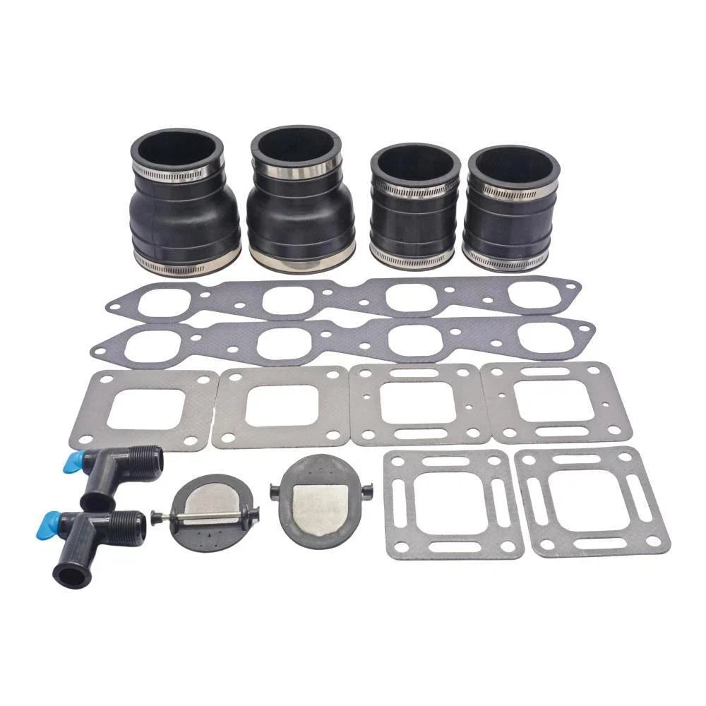 Exhaust Manifold Kit for MerCruiser V8 330-370 GM 454/502 CID (1981–Present)