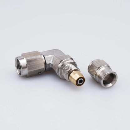 3AN PTFE Brake Hose End Fitting 90 Degree for AC Performance
