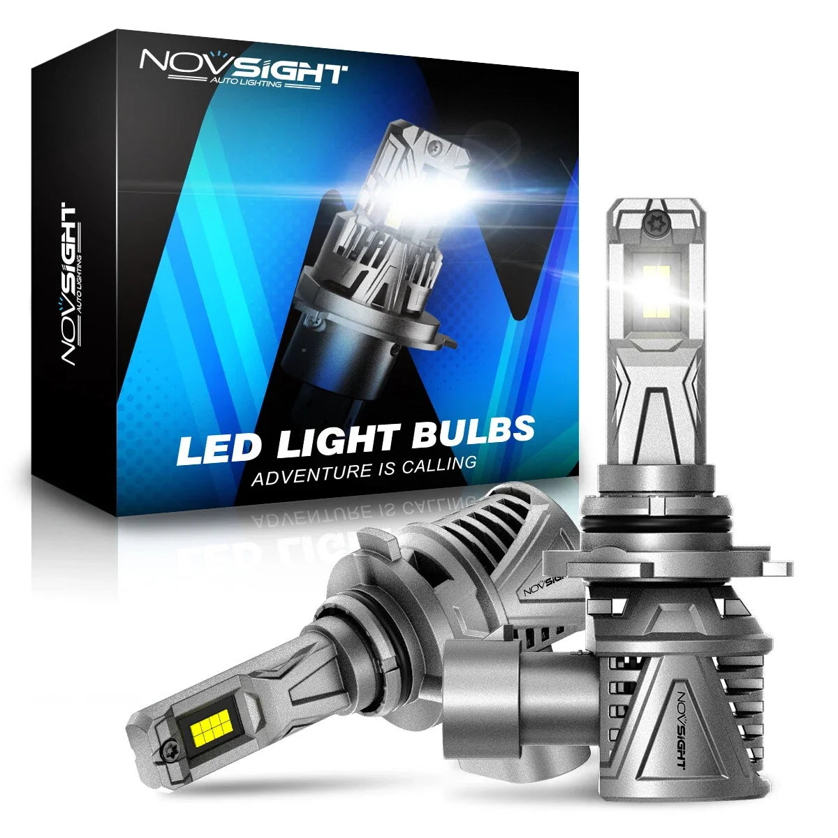 2X 9005 HB3 LED High Beam Headlight Bulbs 6500K 15000LM for Cars
