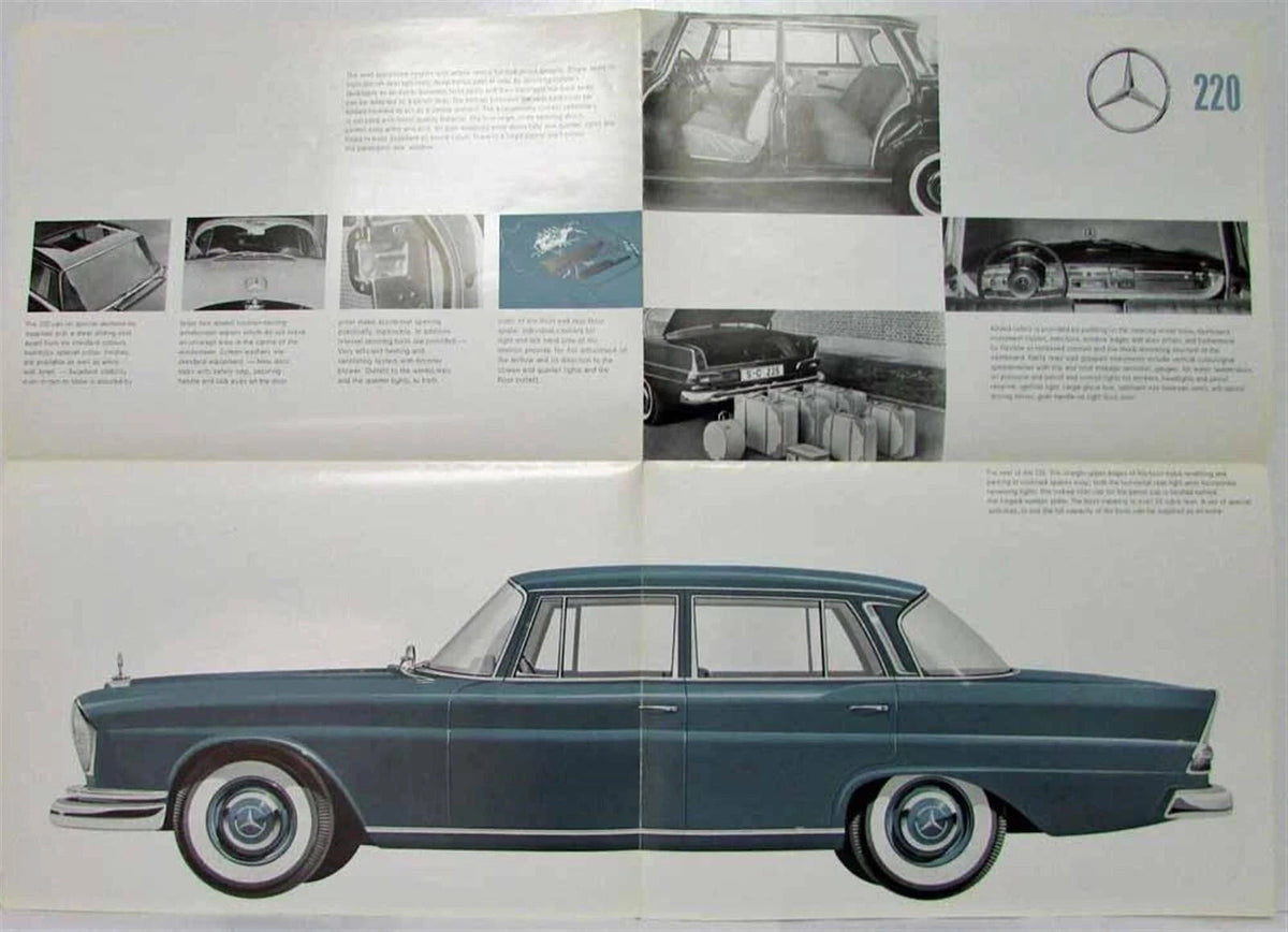 Sales Brochure for Mercedes-Benz 220 (1961)