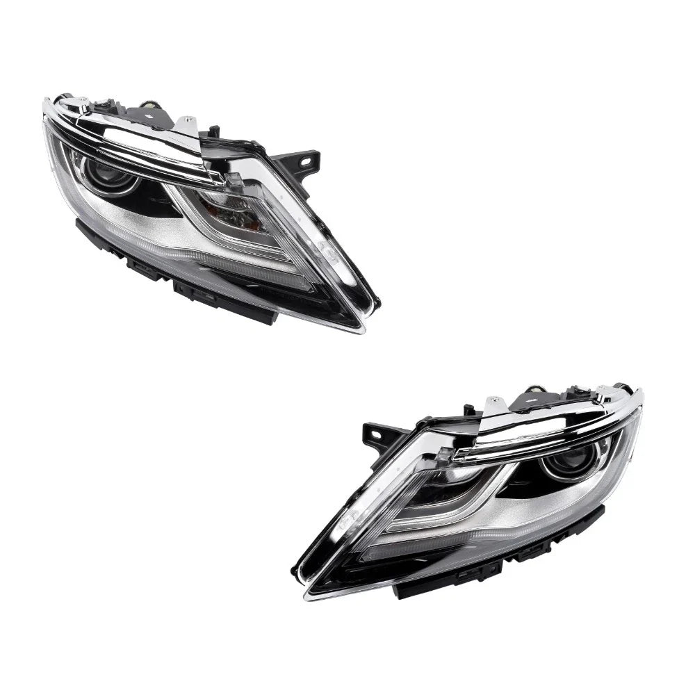 2Pcs Headlamp for Lincoln MKC (2015–2019) HID w/LED FO2518125 FO2519125
