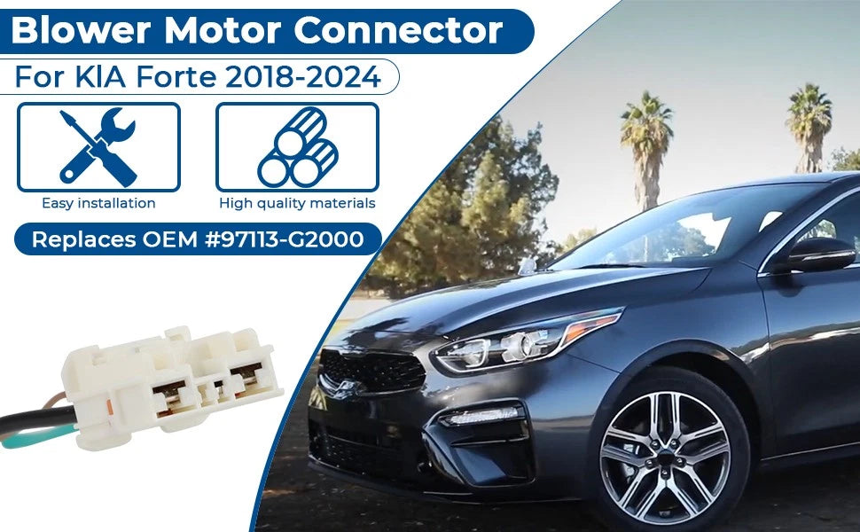 HVAC Blower Motor Connector for Kia Forte (2018–2024)