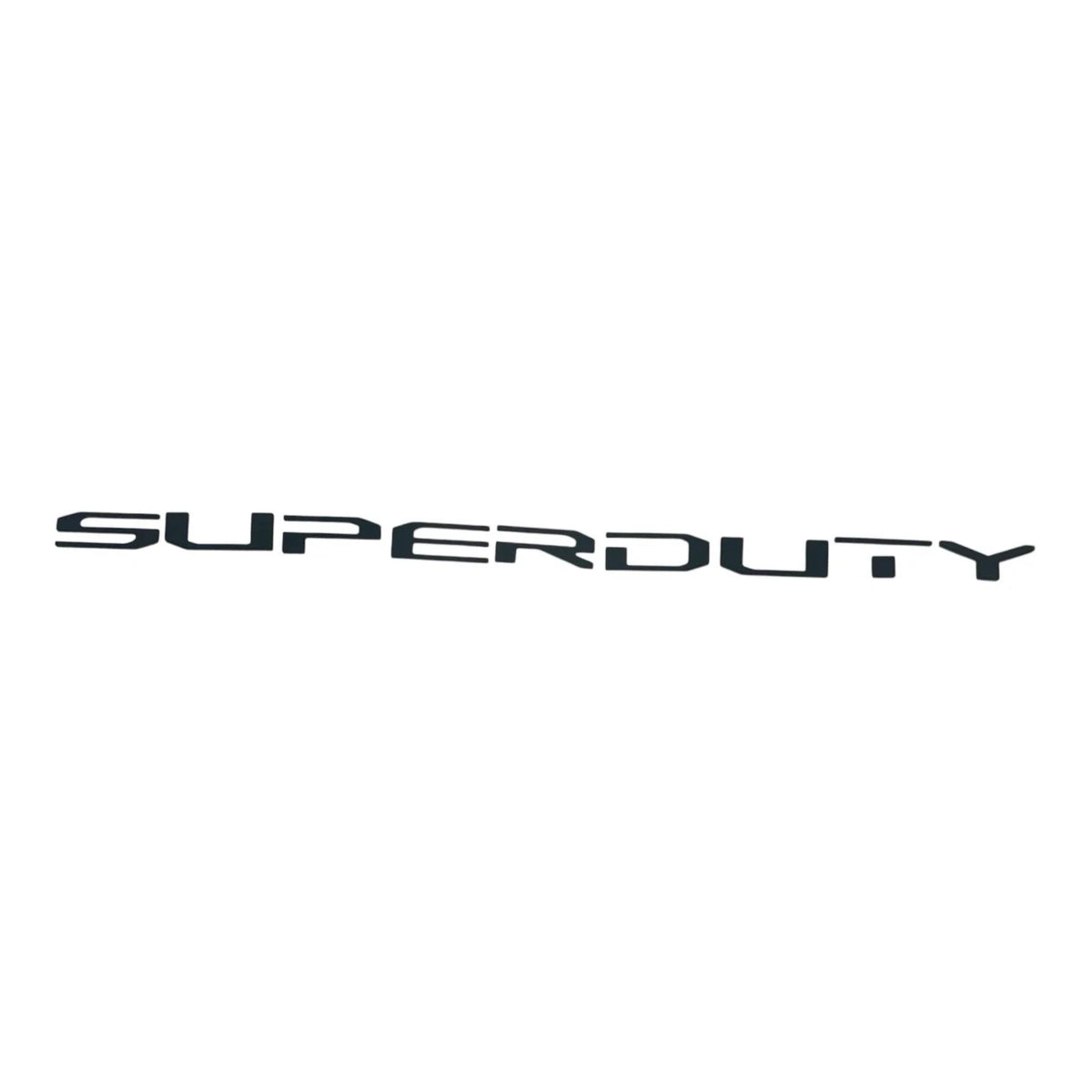 Matte Black Tailgate Insert Letters for 2025 Ford Super Duty Platinum