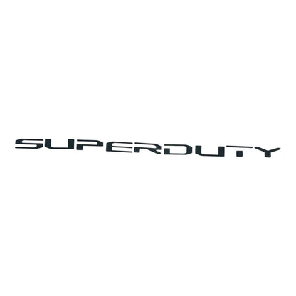 Matte Black Tailgate Insert Letters for 2025 Ford Super Duty Platinum