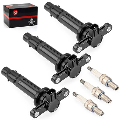 Set of 2 Ignition Coils + Spark Plug for Yamaha YXZ1000R (2016–2024)