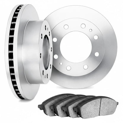 Front Rotor Set for Ford F-350 (1995–1997) ALX-PAU-DF-6502-99363-CLA1