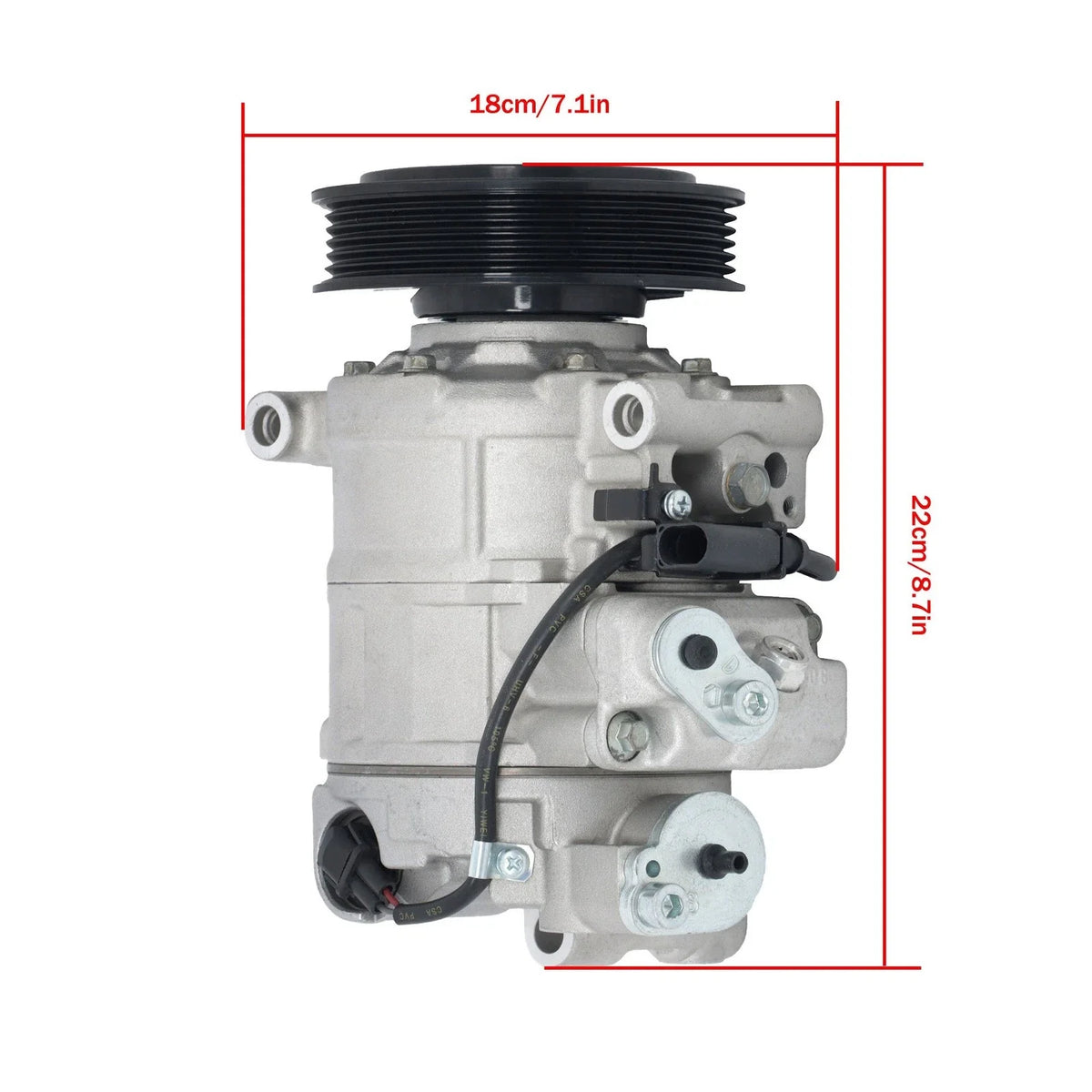 A/C Compressor with Clutch for Audi Q5 (2009–2012)