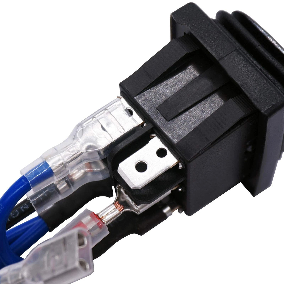 Momentary Polarity Reverse Switch for DC 12V Vehicles (Waterproof)