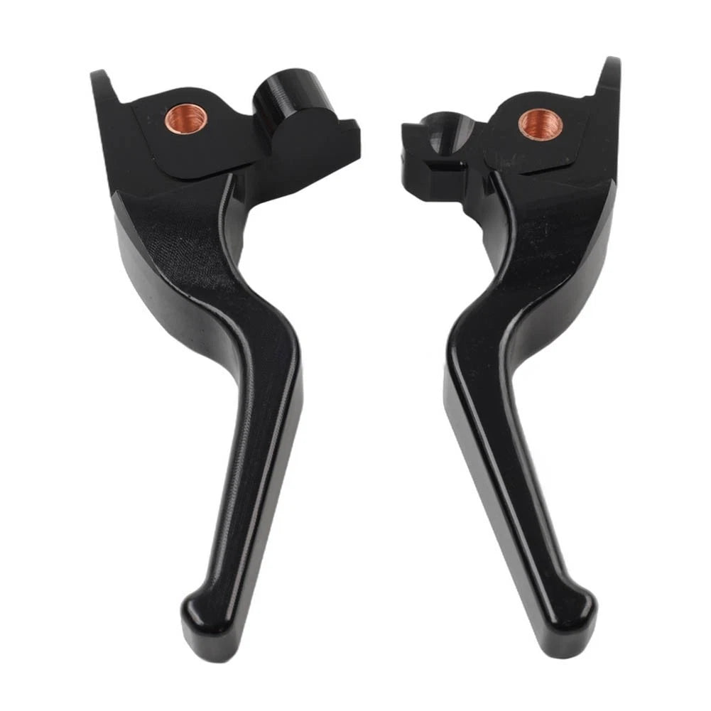 2X Black Hydraulic Brake Clutch Levers for Harley Touring (2014–2023)