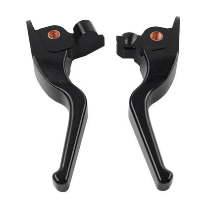 2X Black Hydraulic Brake Clutch Levers for Harley Touring (2014–2023)