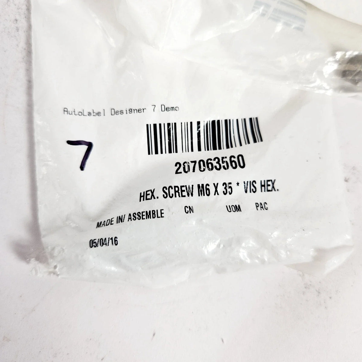 7 Pieces Screw-Hex Cap M6 x 35 for Seadoo (OEM Part 207063560)