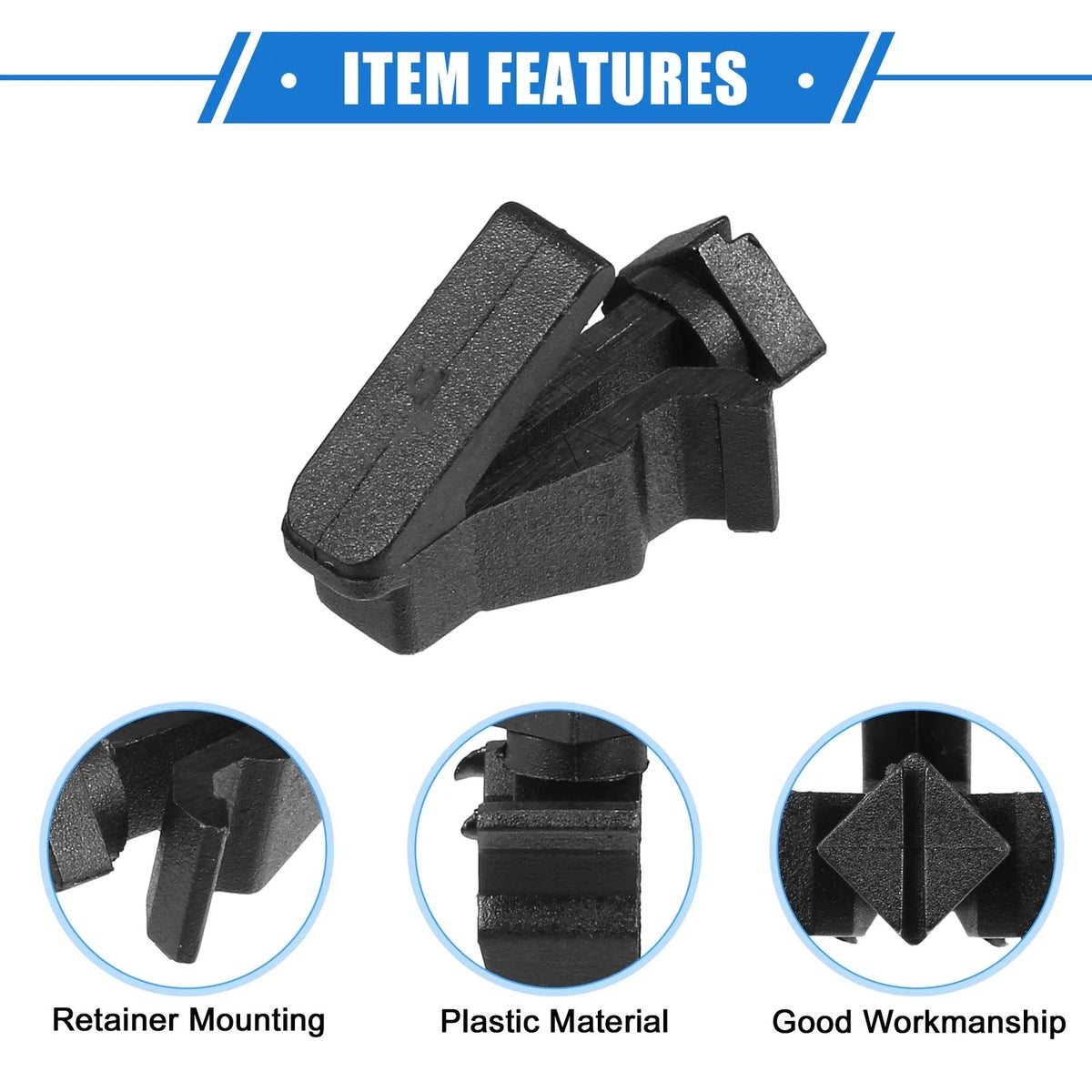 50 Pcs Front Grille Bumper Cover Clip for Nissan Altima (2002–2004)
