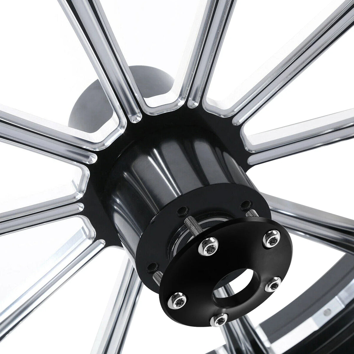 Dual Disc Front Wheel Hub Cap Cover for Harley Touring Glide (2008–2024)