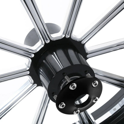 Dual Disc Front Wheel Hub Cap Cover for Harley Touring Glide (2008–2024)