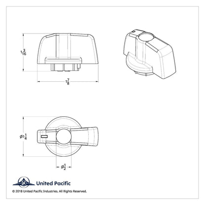 A/C Heater Control Knob for Freightliner Century (2005–2010) UP#42023