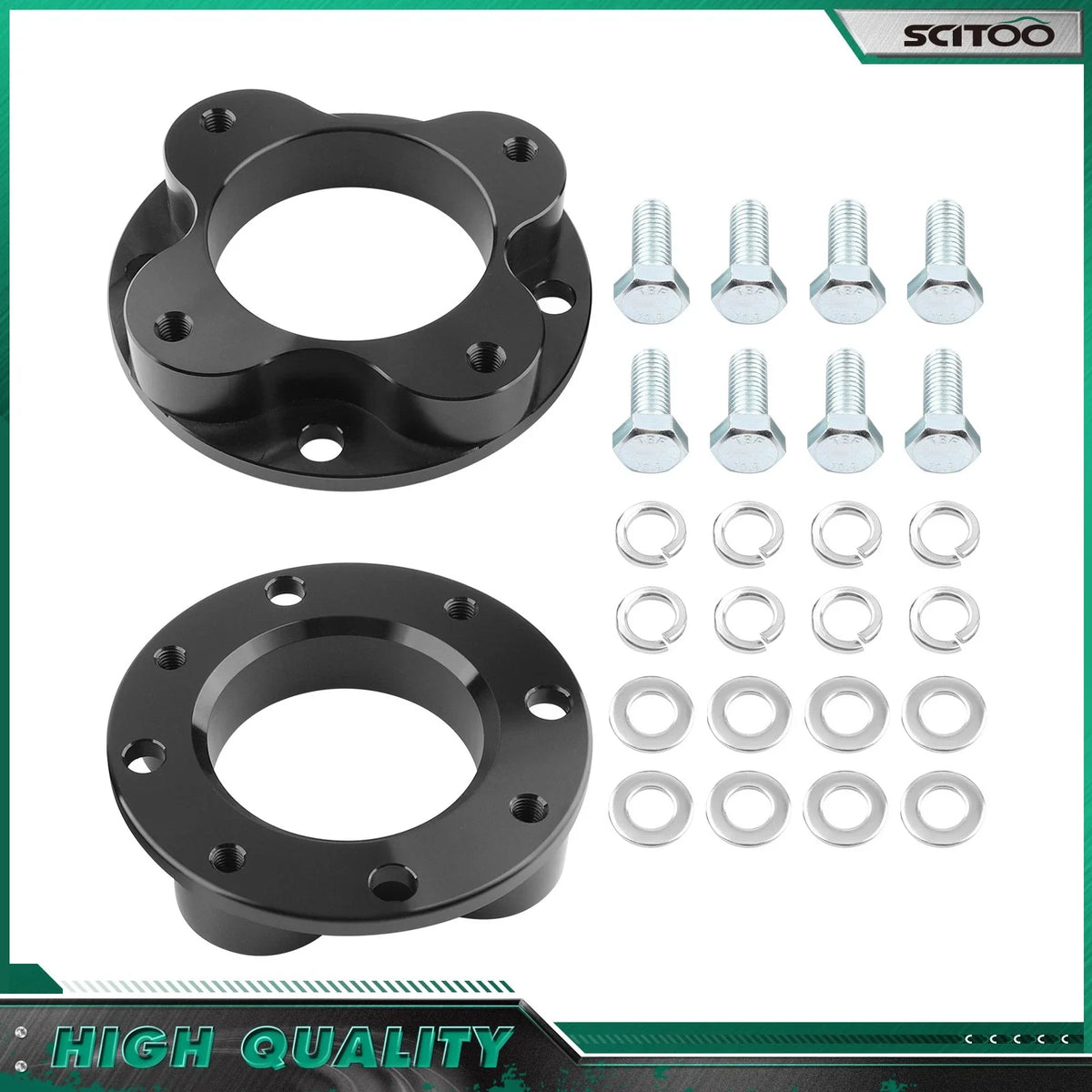 2 Inch Leveling Kit for Toyota Tacoma (2024) 2WD 4WD 6 Lug Black