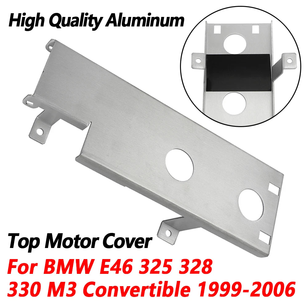 Aluminum Motor Cover Kit for BMW E46 325 328 330 M3 (1999–2006) Convertible