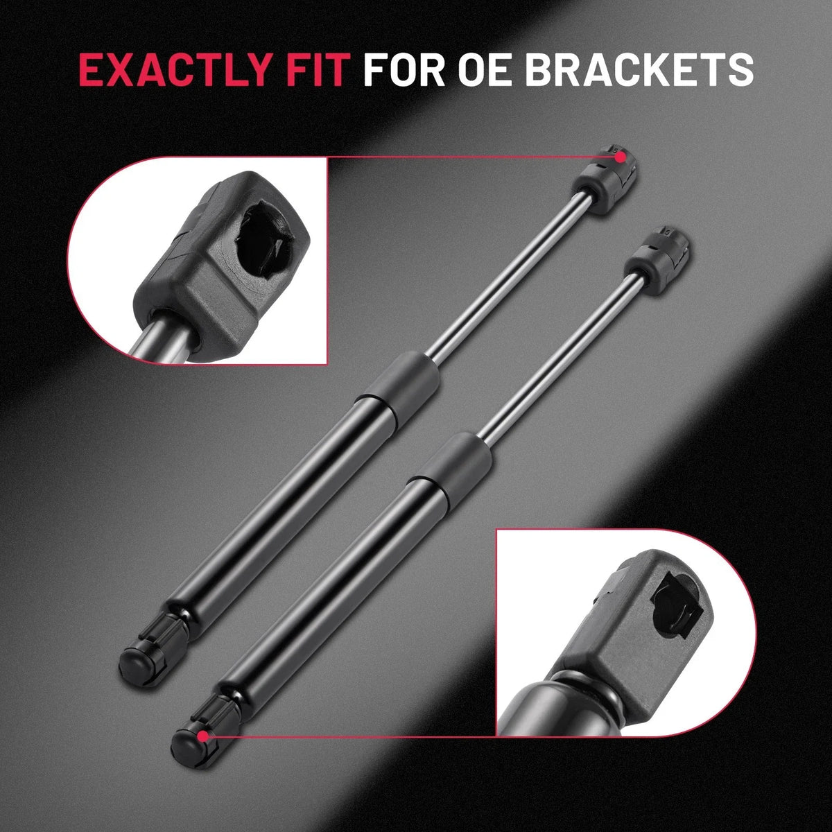 Set of 2 Hood Lift Support Shock Struts for Mercury Grand Marquis (1998–2005)