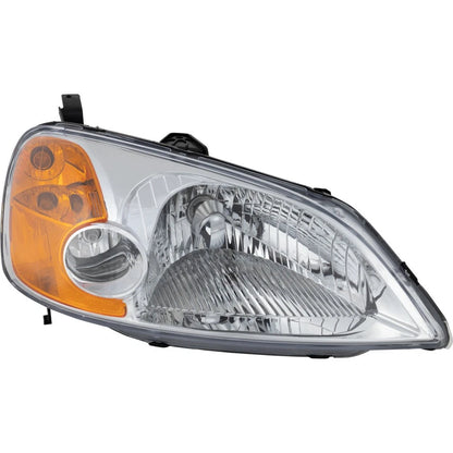 Headlight for Honda Civic Sedan (2001–2003) | HO2503116, CLX-M0-20-5949-01-9-CL360A55