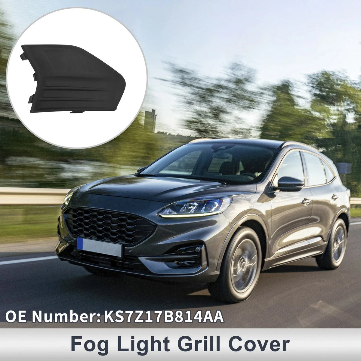 1 Pc Fog Light Grill for Ford Fusion (2019–2020) No.KS7Z17B814AA