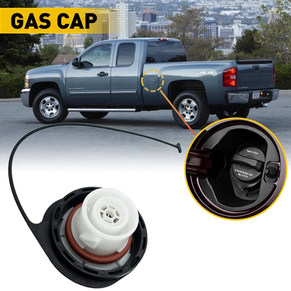 Fuel Gas Tank Filler Cap for Chevrolet Silverado 1500 2500 3500 (2004–2011) PY