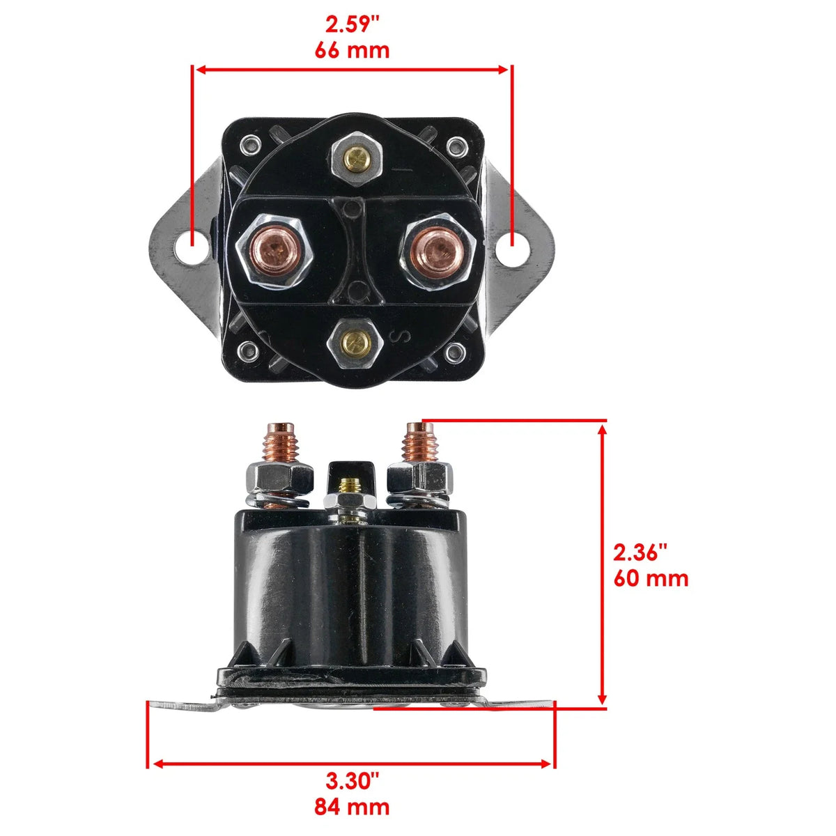 Starter for Mercury Marine 90Hp (1990–1990) Solenoid Relay Switch