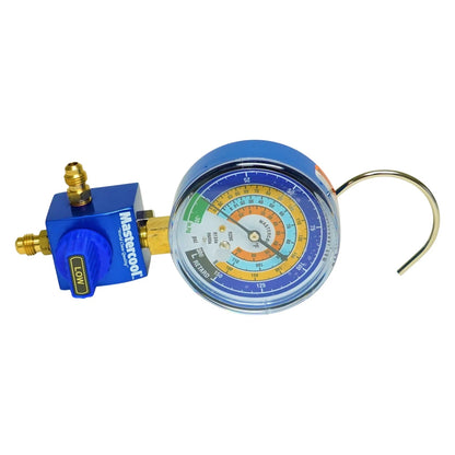 Mastercool 92103-53 Manifold Gauge with 1/4" Ball Valve for R600a R290 R134a
